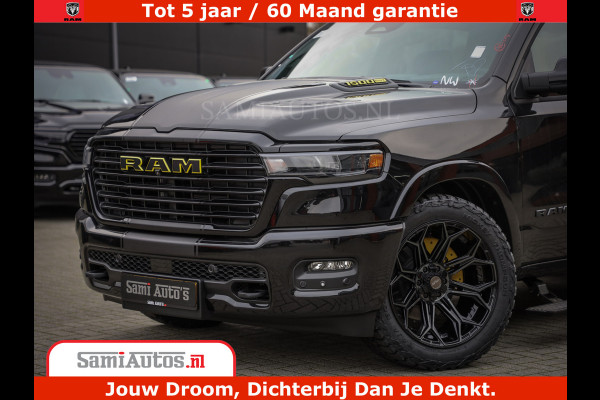 Dodge Ram 1500 Night Premium | Full Option | De Meest Luxe Pick-Up in zijn Klasse | Comfortabele Dubbele Cabine met Royale 5 Zitplaatsen | BPM vrij | Nu Leverbaar uit Voorraad | Voorraad Nr 2288 - 4952