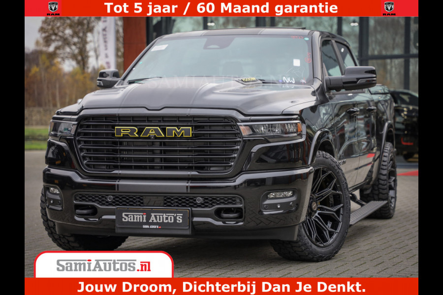 Dodge Ram 1500 Night Premium | Full Option | De Meest Luxe Pick-Up in zijn Klasse | Comfortabele Dubbele Cabine met Royale 5 Zitplaatsen | BPM vrij | Nu Leverbaar uit Voorraad | Voorraad Nr 2288 - 4952