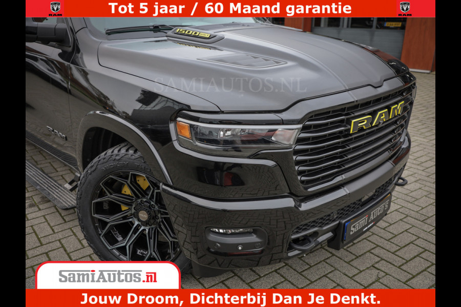 Dodge Ram 1500 Night Premium | Full Option | De Meest Luxe Pick-Up in zijn Klasse | Comfortabele Dubbele Cabine met Royale 5 Zitplaatsen | BPM vrij | Nu Leverbaar uit Voorraad | Voorraad Nr 2288 - 4952
