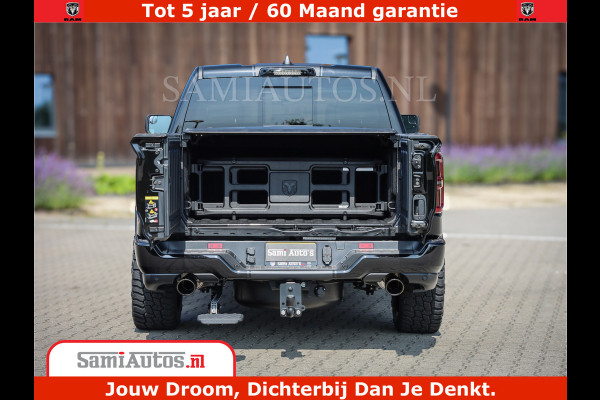 Dodge Ram 1500 Limited Night High Output 540HP 706Nm | Massage + Full Option | De Meest Luxe en Volle Pick-Up in zijn Klasse | Comfortabele Dubbele Cabine met Royale 5 Zitplaatsen | BPM vrij | Nu Leverbaar uit Voorraad | Voorraad Nr 2334 - 5409
