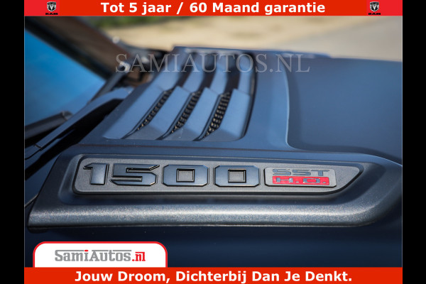 Dodge Ram 1500 Limited Night High Output 540HP 706Nm | Massage + Full Option | De Meest Luxe en Volle Pick-Up in zijn Klasse | Comfortabele Dubbele Cabine met Royale 5 Zitplaatsen | BPM vrij | Nu Leverbaar uit Voorraad | Voorraad Nr 2334 - 5409