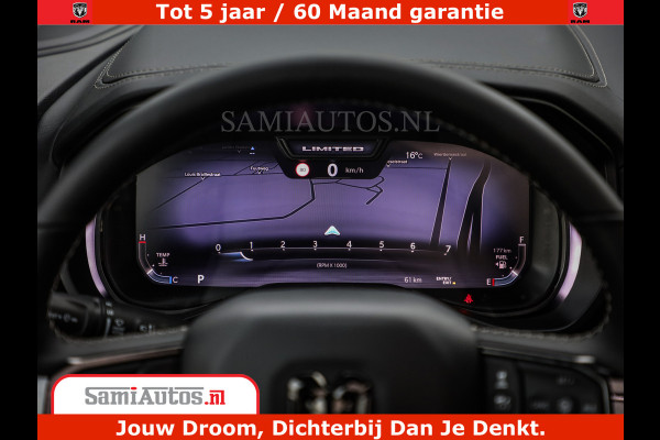 Dodge Ram 1500 Limited Night High Output 540HP 706Nm | Massage + Full Option | De Meest Luxe en Volle Pick-Up in zijn Klasse | Comfortabele Dubbele Cabine met Royale 5 Zitplaatsen | BPM vrij | Nu Leverbaar uit Voorraad | Voorraad Nr 2334 - 5409
