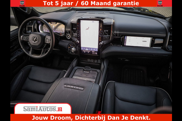 Dodge Ram 1500 Limited Night High Output 540HP 706Nm | Massage + Full Option | De Meest Luxe en Volle Pick-Up in zijn Klasse | Comfortabele Dubbele Cabine met Royale 5 Zitplaatsen | BPM vrij | Nu Leverbaar uit Voorraad | Voorraad Nr 2320 - 5138