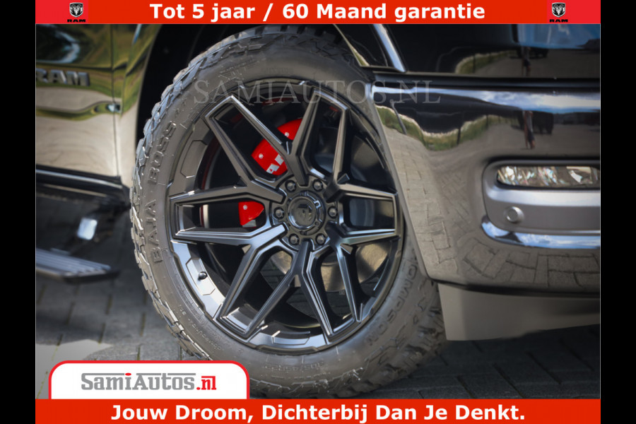 Dodge Ram 1500 Limited Night High Output 540HP 706Nm | Massage + Full Option | De Meest Luxe en Volle Pick-Up in zijn Klasse | Comfortabele Dubbele Cabine met Royale 5 Zitplaatsen | BPM vrij | Nu Leverbaar uit Voorraad | Voorraad Nr 2320 - 5138