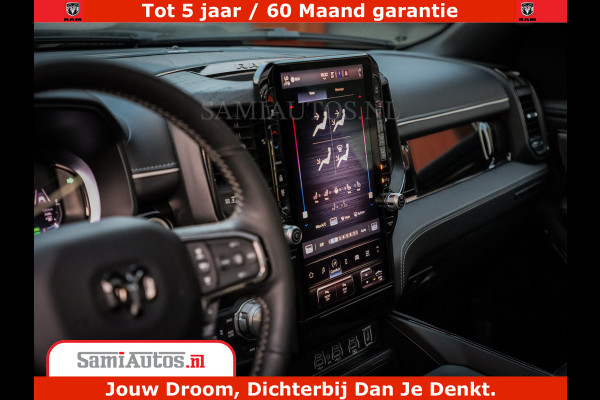Dodge Ram 1500 Limited Night High Output 540HP 706Nm | Massage + Full Option | De Meest Luxe en Volle Pick-Up in zijn Klasse | Comfortabele Dubbele Cabine met Royale 5 Zitplaatsen | BPM vrij | Nu Leverbaar uit Voorraad | Voorraad Nr 2320 - 5138