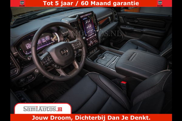 Dodge Ram 1500 Limited Night High Output 540HP 706Nm | Massage + Full Option | De Meest Luxe en Volle Pick-Up in zijn Klasse | Comfortabele Dubbele Cabine met Royale 5 Zitplaatsen | BPM vrij | Nu Leverbaar uit Voorraad | Voorraad Nr 2320 - 5138