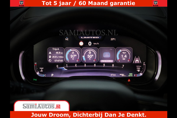 Dodge Ram 1500 Limited Night High Output 540HP 706Nm | Massage + Full Option | De Meest Luxe en Volle Pick-Up in zijn Klasse | Comfortabele Dubbele Cabine met Royale 5 Zitplaatsen | BPM vrij | Nu Leverbaar uit Voorraad | Voorraad Nr 2320 - 5138