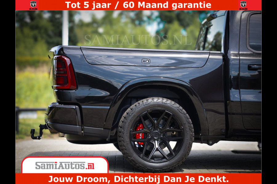 Dodge Ram 1500 Limited Night High Output 540HP 706Nm | Massage + Full Option | De Meest Luxe en Volle Pick-Up in zijn Klasse | Comfortabele Dubbele Cabine met Royale 5 Zitplaatsen | BPM vrij | Nu Leverbaar uit Voorraad | Voorraad Nr 2320 - 5138