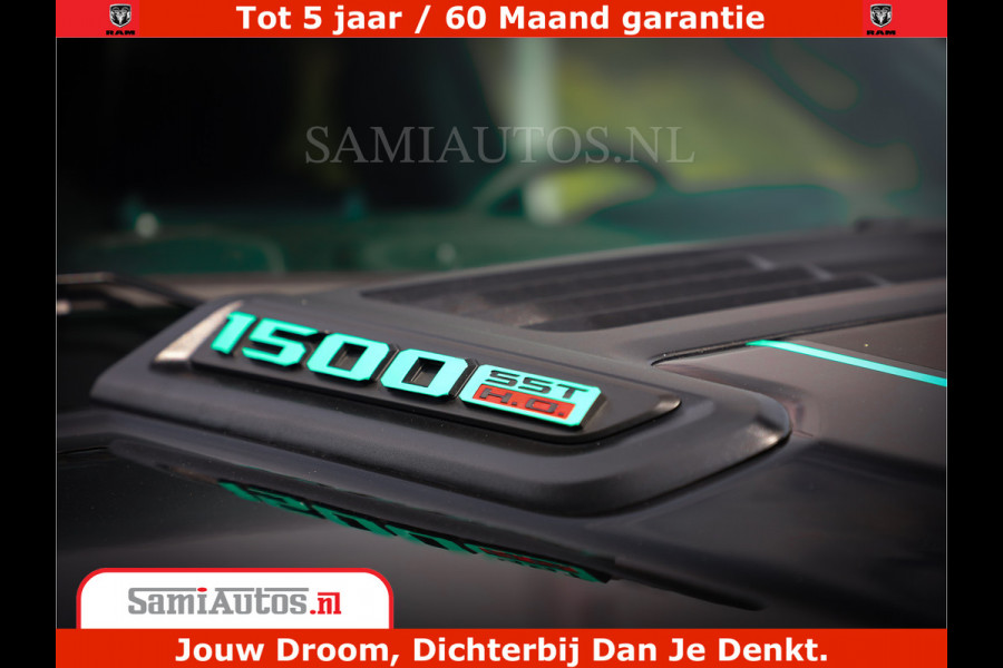 Dodge Ram 1500 Limited Night High Output 540HP 706Nm | Massage + Full Option | De Meest Luxe en Volle Pick-Up in zijn Klasse | Comfortabele Dubbele Cabine met Royale 5 Zitplaatsen | BPM vrij | Nu Leverbaar uit Voorraad | Voorraad Nr 2320 - 5138