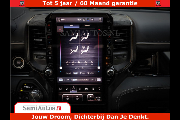 Dodge Ram 1500 Limited Night High Output 540HP 706Nm | Massage + Full Option | De Meest Luxe en Volle Pick-Up in zijn Klasse | Comfortabele Dubbele Cabine met Royale 5 Zitplaatsen | BPM vrij | Nu Leverbaar uit Voorraad | Voorraad Nr 2320 - 5138