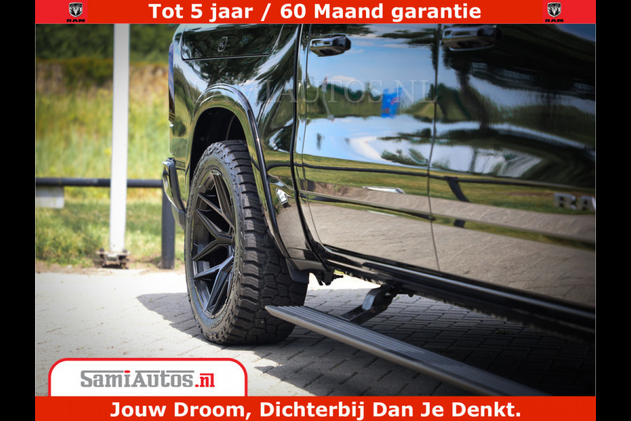 Dodge Ram 1500 Limited Night High Output 540HP 706Nm | Massage + Full Option | De Meest Luxe en Volle Pick-Up in zijn Klasse | Comfortabele Dubbele Cabine met Royale 5 Zitplaatsen | BPM vrij | Nu Leverbaar uit Voorraad | Voorraad Nr 2320 - 5138