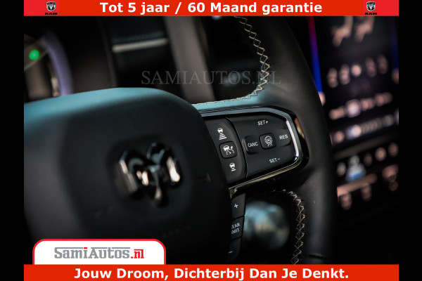 Dodge Ram 1500 Limited Night High Output 540HP 706Nm | Massage + Full Option | De Meest Luxe en Volle Pick-Up in zijn Klasse | Comfortabele Dubbele Cabine met Royale 5 Zitplaatsen | BPM vrij | Nu Leverbaar uit Voorraad | Voorraad Nr 2320 - 5138
