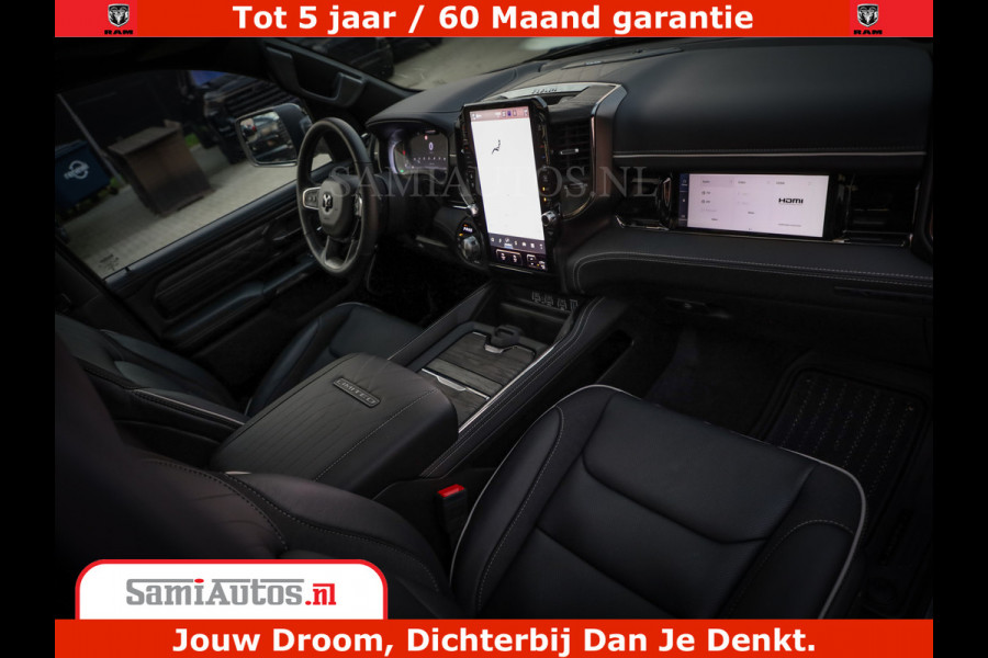 Dodge Ram 1500 Limited Night High Output 540HP 706Nm | Massage + Full Option | De Meest Luxe en Volle Pick-Up in zijn Klasse | Comfortabele Dubbele Cabine met Royale 5 Zitplaatsen | BPM vrij | Nu Leverbaar uit Voorraad | Voorraad Nr 2320 - 5138
