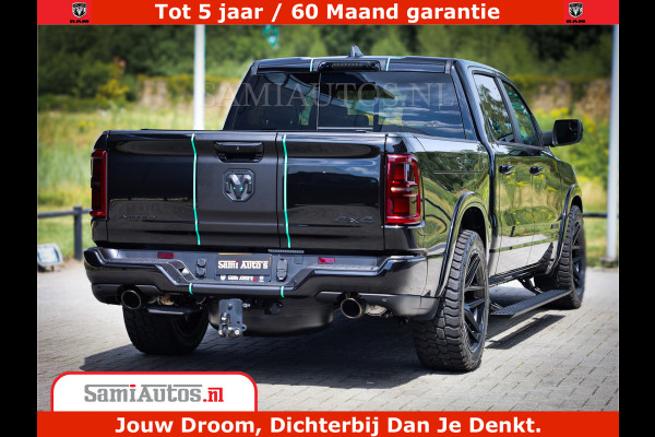 Dodge Ram 1500 Limited Night High Output 540HP 706Nm | Massage + Full Option | De Meest Luxe en Volle Pick-Up in zijn Klasse | Comfortabele Dubbele Cabine met Royale 5 Zitplaatsen | BPM vrij | Nu Leverbaar uit Voorraad | Voorraad Nr 2320 - 5138