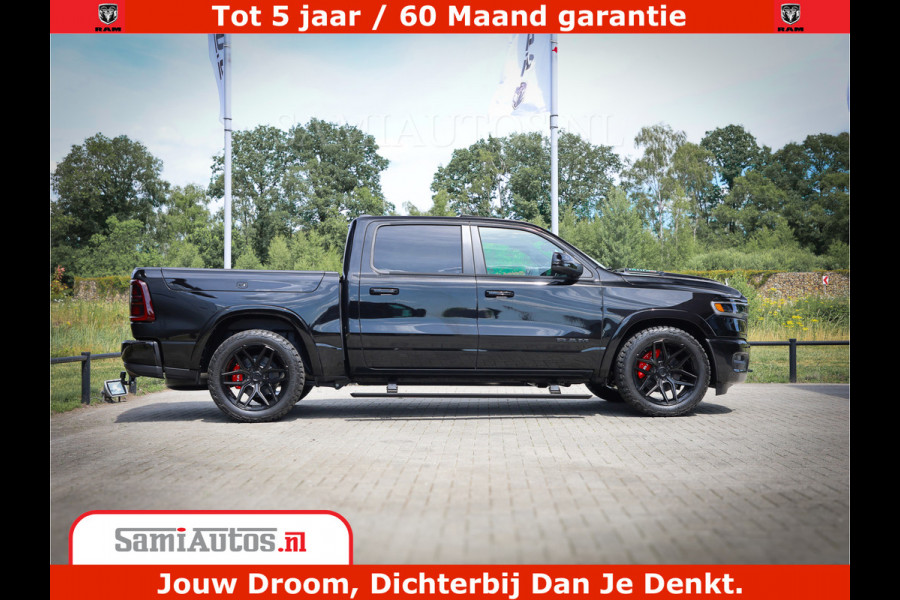 Dodge Ram 1500 Limited Night High Output 540HP 706Nm | Massage + Full Option | De Meest Luxe en Volle Pick-Up in zijn Klasse | Comfortabele Dubbele Cabine met Royale 5 Zitplaatsen | BPM vrij | Nu Leverbaar uit Voorraad | Voorraad Nr 2320 - 5138