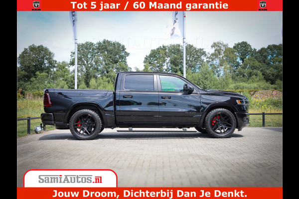 Dodge Ram 1500 Limited Night High Output 540HP 706Nm | Massage + Full Option | De Meest Luxe en Volle Pick-Up in zijn Klasse | Comfortabele Dubbele Cabine met Royale 5 Zitplaatsen | BPM vrij | Nu Leverbaar uit Voorraad | Voorraad Nr 2320 - 5138