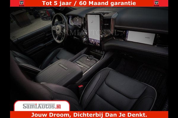 Dodge Ram 1500 Limited Night High Output 540HP 706Nm | Massage + Full Option | De Meest Luxe en Volle Pick-Up in zijn Klasse | Comfortabele Dubbele Cabine met Royale 5 Zitplaatsen | BPM vrij | Nu Leverbaar uit Voorraad | Voorraad Nr 2320 - 5138