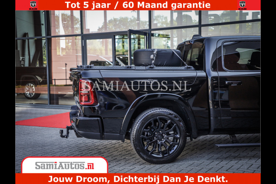 Dodge Ram 1500 Limited Night High Output 540HP 706Nm | Massage + Full Option | De Meest Luxe en Volle Pick-Up in zijn Klasse | Comfortabele Dubbele Cabine met Royale 5 Zitplaatsen | BPM vrij | Nu Leverbaar uit Voorraad | Voorraad Nr 2320 - 5138