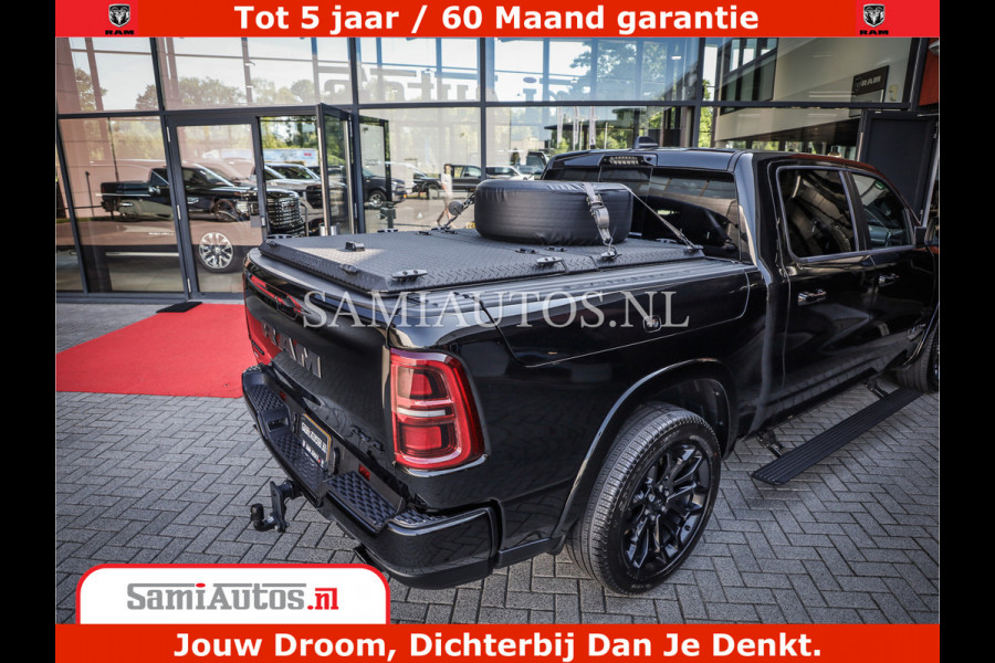 Dodge Ram 1500 Limited Night High Output 540HP 706Nm | Massage + Full Option | De Meest Luxe en Volle Pick-Up in zijn Klasse | Comfortabele Dubbele Cabine met Royale 5 Zitplaatsen | BPM vrij | Nu Leverbaar uit Voorraad | Voorraad Nr 2320 - 5138