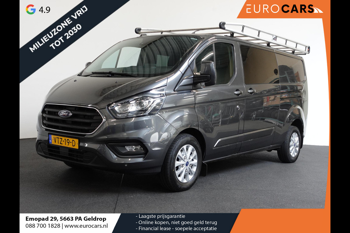 Ford Transit Custom L2H1 Limited Dubbele Cabine Automaat Navigatie Airco 2 Schuifdeuren Trekhaak Parkeersensoren Carplay Imperiaal Ford Transit Custom L2H1 Limited Dubbele Cabine Automaat Navigatie Airco 2 Schuifdeuren Trekhaak Parkeersensoren Carplay Imperiaal