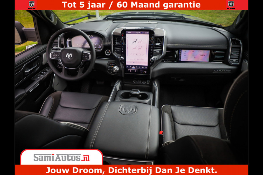 Dodge Ram 1500 Night Premium | Full Option | De Meest Luxe Pick-Up in zijn Klasse | Comfortabele Dubbele Cabine met Royale 5 Zitplaatsen | BPM vrij | Nu Leverbaar uit Voorraad | Voorraad Nr 2215 - 4984