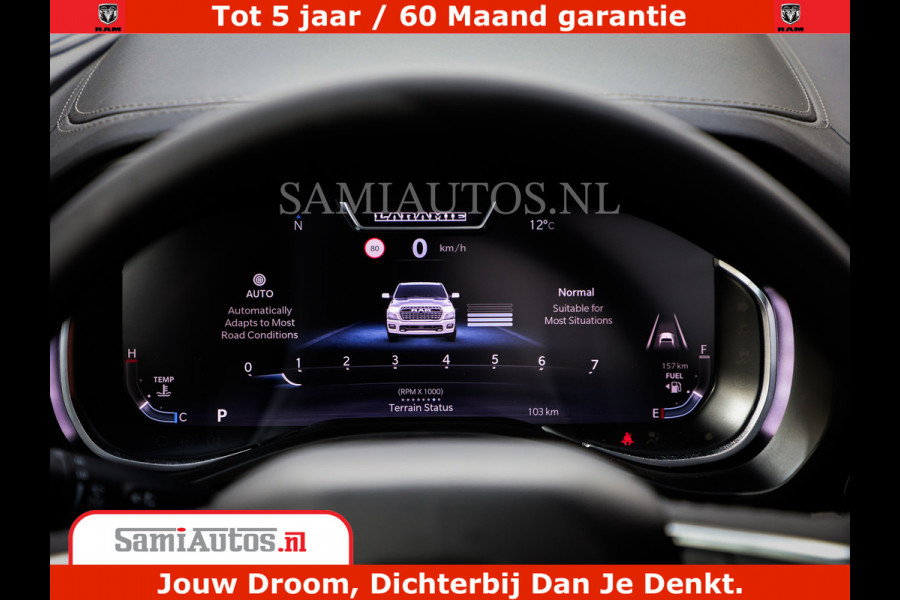 Dodge Ram 1500 Night Premium | Full Option | De Meest Luxe Pick-Up in zijn Klasse | Comfortabele Dubbele Cabine met Royale 5 Zitplaatsen | BPM vrij | Nu Leverbaar uit Voorraad | Voorraad Nr 2215 - 4984