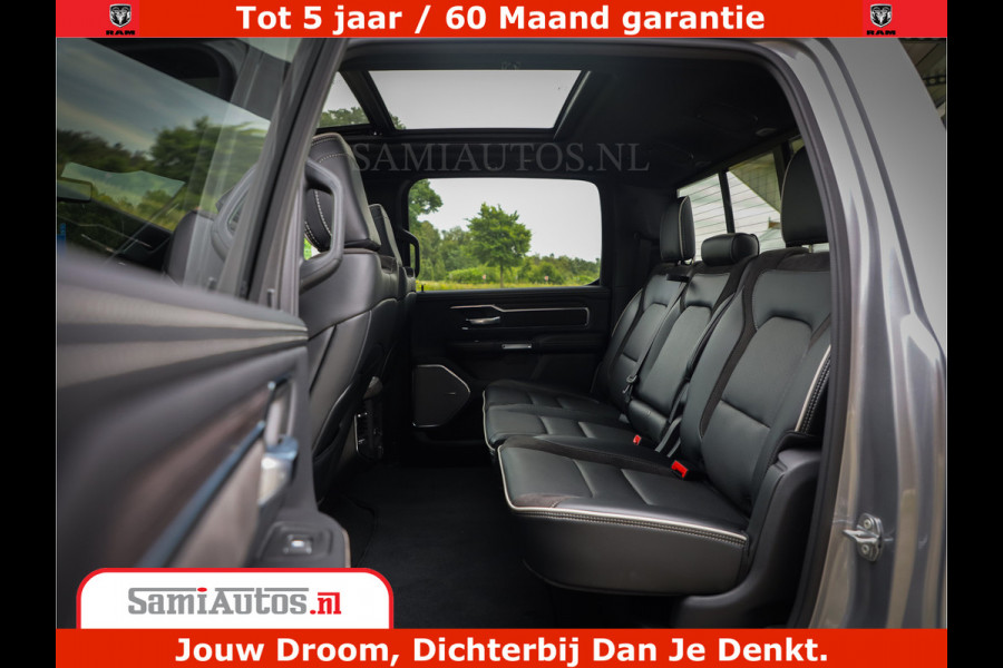 Dodge Ram 1500 Night Premium | Full Option | De Meest Luxe Pick-Up in zijn Klasse | Comfortabele Dubbele Cabine met Royale 5 Zitplaatsen | BPM vrij | Nu Leverbaar uit Voorraad | Voorraad Nr 2215 - 4984