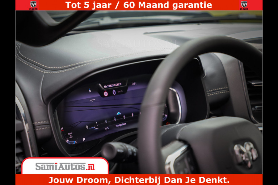 Dodge Ram 1500 Night Premium | Full Option | De Meest Luxe Pick-Up in zijn Klasse | Comfortabele Dubbele Cabine met Royale 5 Zitplaatsen | BPM vrij | Nu Leverbaar uit Voorraad | Voorraad Nr 2215 - 4984