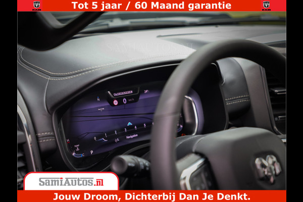 Dodge Ram 1500 Night Premium | Full Option | De Meest Luxe Pick-Up in zijn Klasse | Comfortabele Dubbele Cabine met Royale 5 Zitplaatsen | BPM vrij | Nu Leverbaar uit Voorraad | Voorraad Nr 2215 - 4984