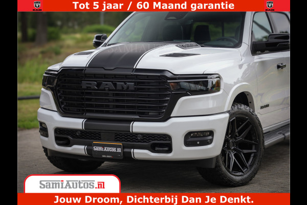 Dodge Ram 1500 Laramie Night | 420Pk 636 Nn | Extra Groot Scherm + Passagiers Scherm | Comfortabele Dubbele Cabine met Royale 5 Zitplaatsen | Nu Leverbaar uit Voorraad | Voorraad Nr 2223 - 5047