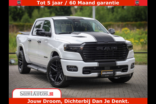 Dodge Ram 1500 Laramie Night | 420Pk 636 Nn | Extra Groot Scherm + Passagiers Scherm | Comfortabele Dubbele Cabine met Royale 5 Zitplaatsen | Nu Leverbaar uit Voorraad | Voorraad Nr 2223 - 5047