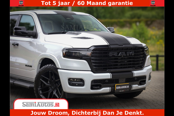 Dodge Ram 1500 Laramie Night | 420Pk 636 Nn | Extra Groot Scherm + Passagiers Scherm | Comfortabele Dubbele Cabine met Royale 5 Zitplaatsen | Nu Leverbaar uit Voorraad | Voorraad Nr 2223 - 5047