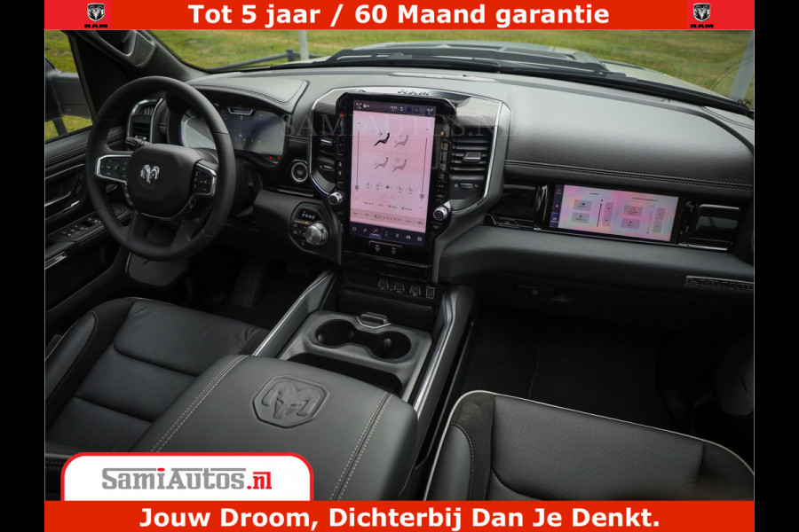 Dodge Ram 1500 Laramie Night | 420Pk 636 Nn | Extra Groot Scherm + Passagiers Scherm | Comfortabele Dubbele Cabine met Royale 5 Zitplaatsen | Nu Leverbaar uit Voorraad | Voorraad Nr 2223 - 5047