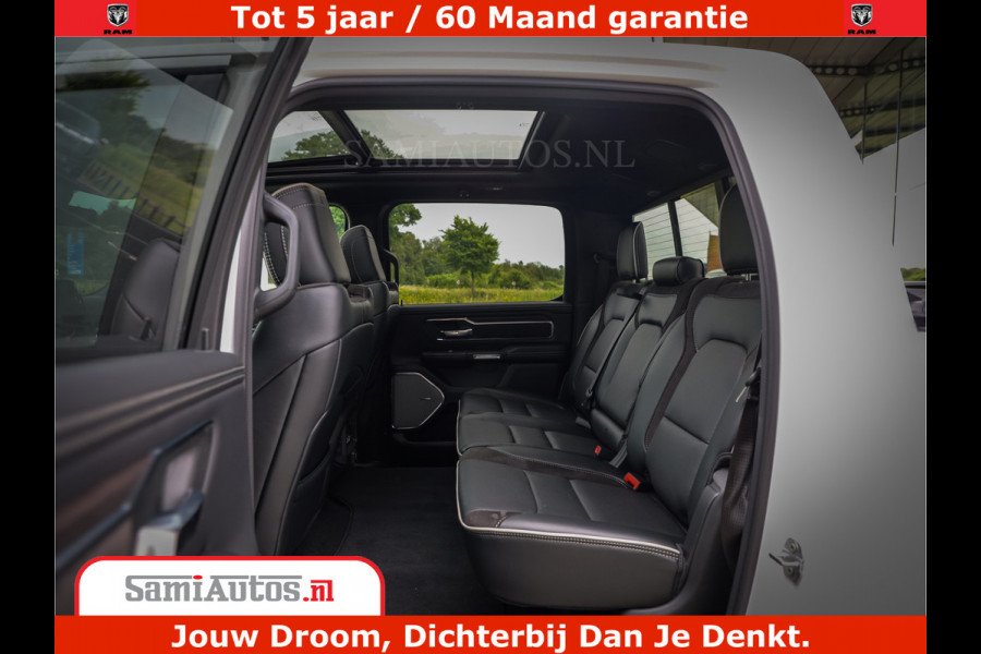 Dodge Ram 1500 Laramie Night | 420Pk 636 Nn | Extra Groot Scherm + Passagiers Scherm | Comfortabele Dubbele Cabine met Royale 5 Zitplaatsen | Nu Leverbaar uit Voorraad | Voorraad Nr 2223 - 5047