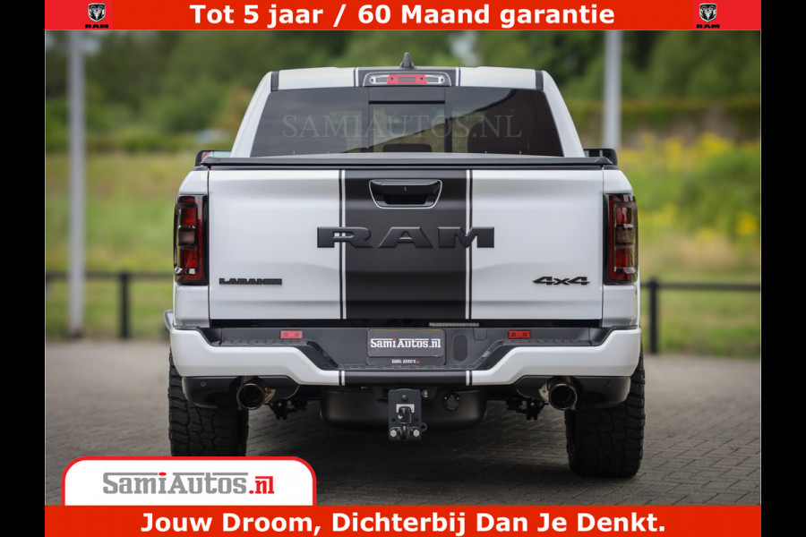 Dodge Ram 1500 Laramie Night | 420Pk 636 Nn | Extra Groot Scherm + Passagiers Scherm | Comfortabele Dubbele Cabine met Royale 5 Zitplaatsen | Nu Leverbaar uit Voorraad | Voorraad Nr 2223 - 5047