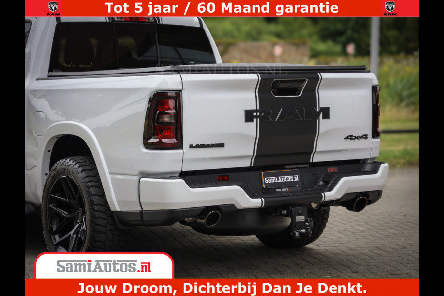 Dodge Ram 1500 Laramie Night | 420Pk 636 Nn | Extra Groot Scherm + Passagiers Scherm | Comfortabele Dubbele Cabine met Royale 5 Zitplaatsen | Nu Leverbaar uit Voorraad | Voorraad Nr 2223 - 5047