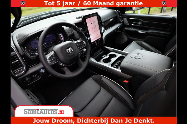 Dodge Ram 1500 Laramie Night | 420Pk 636 Nn | Extra Groot Scherm + Passagiers Scherm | Comfortabele Dubbele Cabine met Royale 5 Zitplaatsen | Nu Leverbaar uit Voorraad | Voorraad Nr 2223 - 5047
