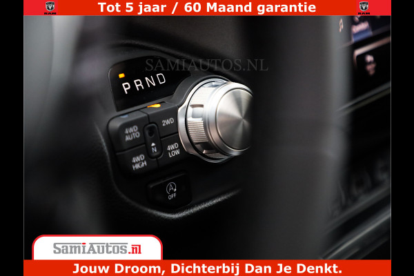 Dodge Ram 1500 Laramie Night | 420Pk 636 Nn | Extra Groot Scherm + Passagiers Scherm | Comfortabele Dubbele Cabine met Royale 5 Zitplaatsen | Nu Leverbaar uit Voorraad | Voorraad Nr 2223 - 5047