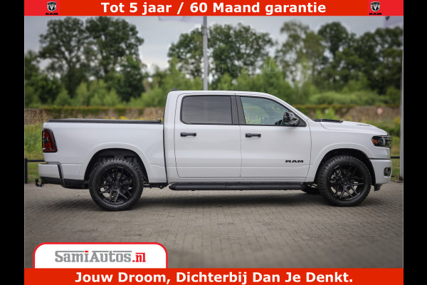 Dodge Ram 1500 Laramie Night | 420Pk 636 Nn | Extra Groot Scherm + Passagiers Scherm | Comfortabele Dubbele Cabine met Royale 5 Zitplaatsen | Nu Leverbaar uit Voorraad | Voorraad Nr 2223 - 5047
