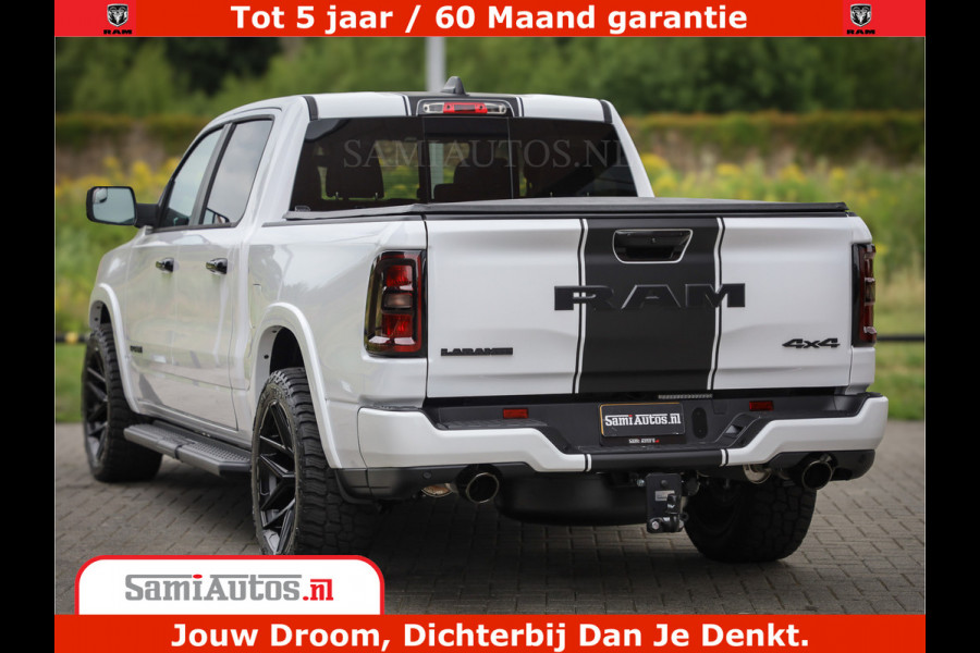 Dodge Ram 1500 Laramie Night | 420Pk 636 Nn | Extra Groot Scherm + Passagiers Scherm | Comfortabele Dubbele Cabine met Royale 5 Zitplaatsen | Nu Leverbaar uit Voorraad | Voorraad Nr 2223 - 5047