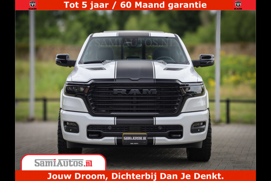 Dodge Ram 1500 Laramie Night | 420Pk 636 Nn | Extra Groot Scherm + Passagiers Scherm | Comfortabele Dubbele Cabine met Royale 5 Zitplaatsen | Nu Leverbaar uit Voorraad | Voorraad Nr 2223 - 5047