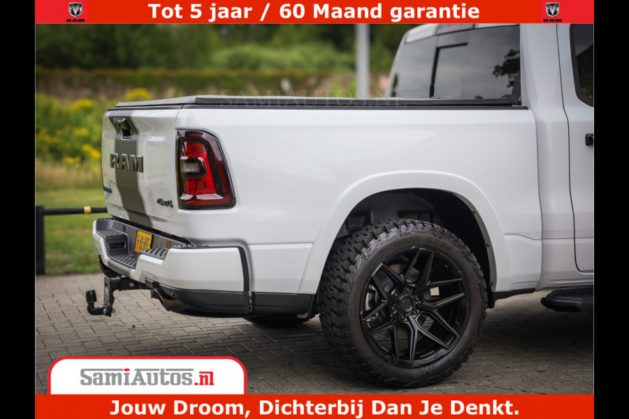 Dodge Ram 1500 Laramie Night | 420Pk 636 Nn | Extra Groot Scherm + Passagiers Scherm | Comfortabele Dubbele Cabine met Royale 5 Zitplaatsen | Nu Leverbaar uit Voorraad | Voorraad Nr 2223 - 5047