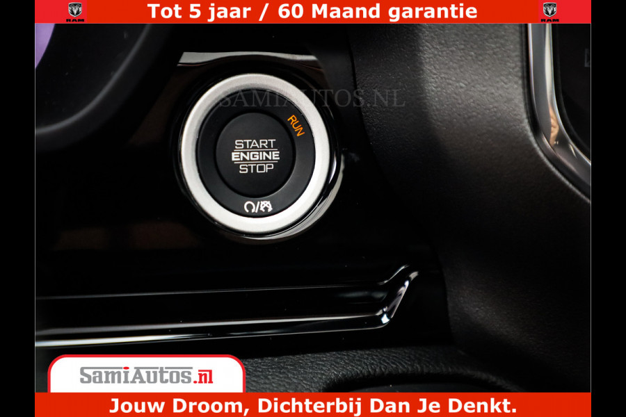 Dodge Ram 1500 Laramie Night | 420Pk 636 Nn | Extra Groot Scherm + Passagiers Scherm | Comfortabele Dubbele Cabine met Royale 5 Zitplaatsen | Nu Leverbaar uit Voorraad | Voorraad Nr 2223 - 5047