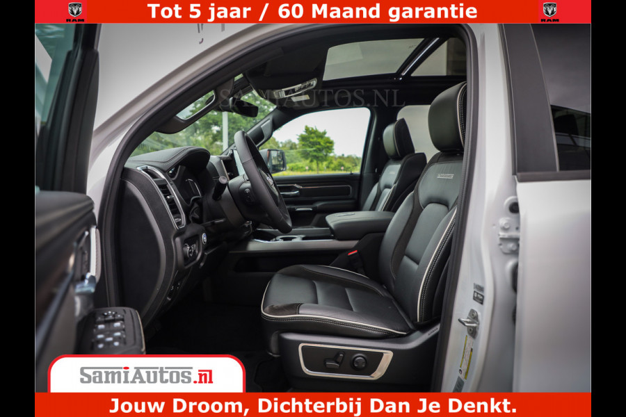 Dodge Ram 1500 Laramie Night | 420Pk 636 Nn | Extra Groot Scherm + Passagiers Scherm | Comfortabele Dubbele Cabine met Royale 5 Zitplaatsen | Nu Leverbaar uit Voorraad | Voorraad Nr 2223 - 5047