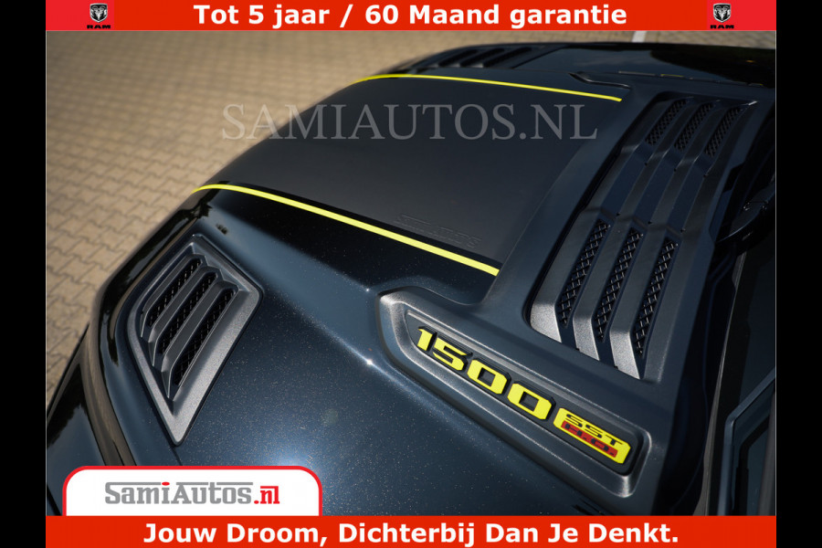 Dodge Ram 1500 Limited Night H.O 540HP 706Nm | Massage + Full Option | De Meest Luxe en Volle Pick-Up in zijn Klasse | Comfortabele Dubbele Cabine met Royale 5 Zitplaatsen | BPM vrij | Nu Leverbaar uit Voorraad | Voorraad Nr 2295 - 8559