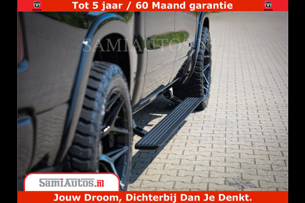 Dodge Ram 1500 Limited Night H.O 540HP 706Nm | Massage + Full Option | De Meest Luxe en Volle Pick-Up in zijn Klasse | Comfortabele Dubbele Cabine met Royale 5 Zitplaatsen | BPM vrij | Nu Leverbaar uit Voorraad | Voorraad Nr 2295 - 8559