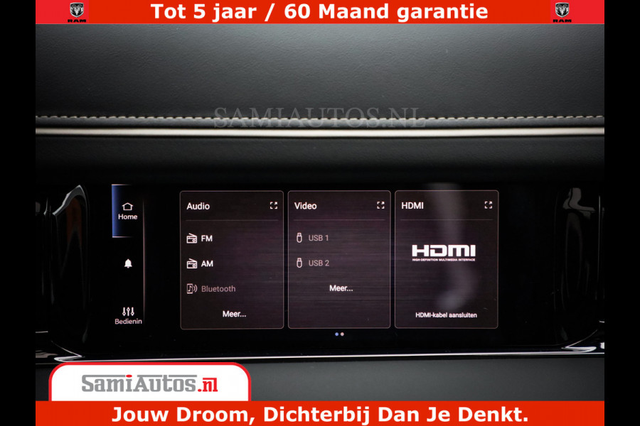 Dodge Ram 1500 Limited Night H.O 540HP 706Nm | Massage + Full Option | De Meest Luxe en Volle Pick-Up in zijn Klasse | Comfortabele Dubbele Cabine met Royale 5 Zitplaatsen | BPM vrij | Nu Leverbaar uit Voorraad | Voorraad Nr 2295 - 8559