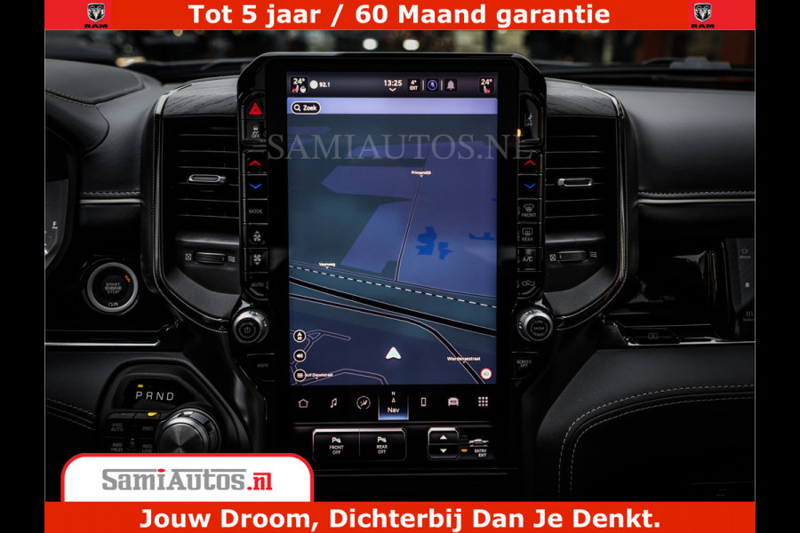 Dodge Ram 1500 Limited Night H.O 540HP 706Nm | Massage + Full Option | De Meest Luxe en Volle Pick-Up in zijn Klasse | Comfortabele Dubbele Cabine met Royale 5 Zitplaatsen | BPM vrij | Nu Leverbaar uit Voorraad | Voorraad Nr 2295 - 8559
