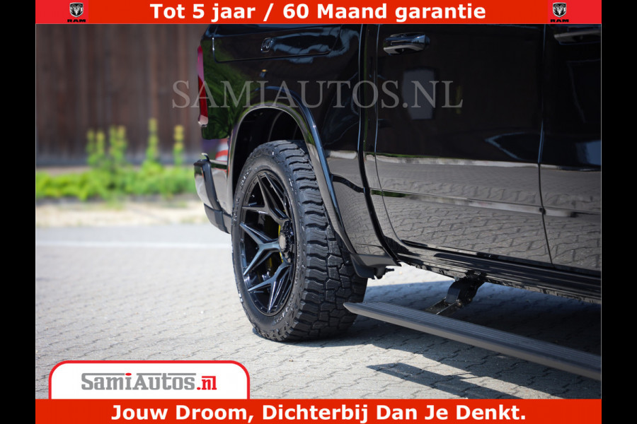 Dodge Ram 1500 Limited Night H.O 540HP 706Nm | Massage + Full Option | De Meest Luxe en Volle Pick-Up in zijn Klasse | Comfortabele Dubbele Cabine met Royale 5 Zitplaatsen | BPM vrij | Nu Leverbaar uit Voorraad | Voorraad Nr 2295 - 8559