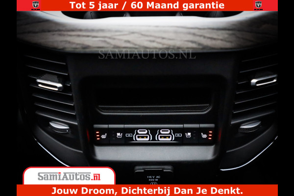 Dodge Ram 1500 Limited Night H.O 540HP 706Nm | Massage + Full Option | De Meest Luxe en Volle Pick-Up in zijn Klasse | Comfortabele Dubbele Cabine met Royale 5 Zitplaatsen | BPM vrij | Nu Leverbaar uit Voorraad | Voorraad Nr 2295 - 8559
